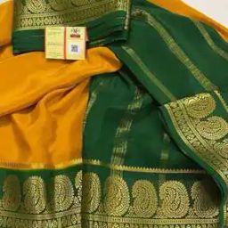 Women Silk Saree with Contrast Border-picture-33