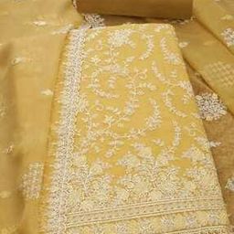 Women Embroidery Unstitched Dress Material-image-41