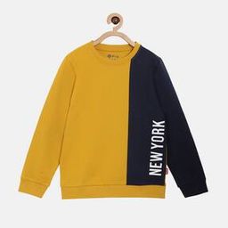 Color-blocked Round-Neck Sweatshirt-image-28