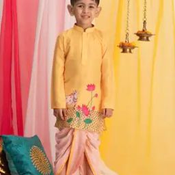 Floral Print Kurta Dhoti Set-picture-47