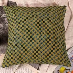 Set of 2 Square Shape Printed Cushion Covers 16" X 16"-43