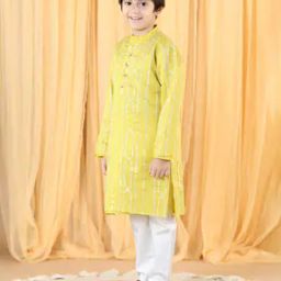 Embellished Kurta Pyjama Set-image-74