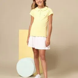 u.s. polo assn. Girls Ribbed Relaxed Fit Polo T-Shirt-picture-42