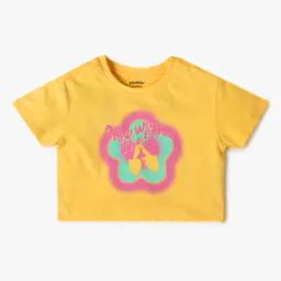 Girls Core Graphic Print Boxy Fit Round-Neck T-Shirt-image-48