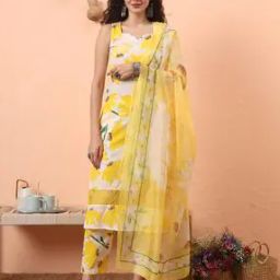 Floral Straight Kurta Set-image-21