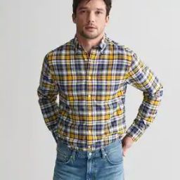 Mens Full Length Sleeves Checks Regular Fit Shirt-image-21
