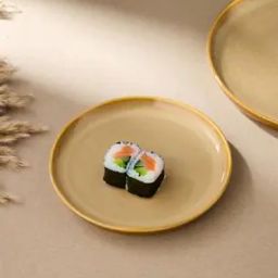 Fabindia Yellow Ceramic Casted Farsi Quarter Plate-image-9