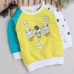 Girls Graphic Print Regular Fit Round-Neck Sweatshirt-image-8