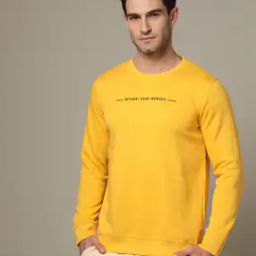 Men Brand Print Slim Fit Sweatshirt-image-90