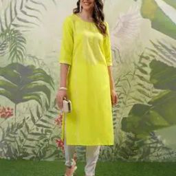Women Floral Print Straight Kurta-image-55