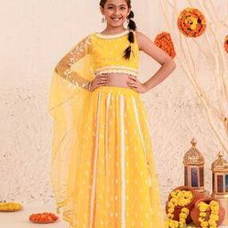 pspeaches EEmbroidered Lehenga Choli Set-picture-43