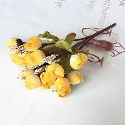 Set of 2 Artificial Rose Flower Bunches-21