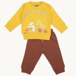 Typographic Print T-Shirt & Joggers Set-21