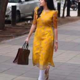 Woman Floral Kurti-image-61