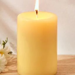 Colour Refresh Lemon Grass Scented Pillar Candle-image-40