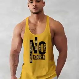 Men Typographic Print Sleeveless Vest-picture-31