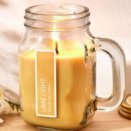 Lemongrass Scented Jar Candle-image-1
