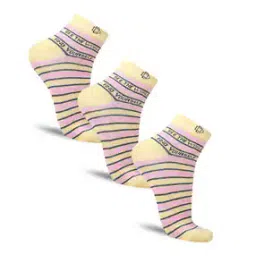 Women Pack of 3 Striped Socks-image-49