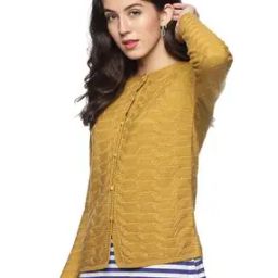 WomenSelf-design Cardigan-image-8