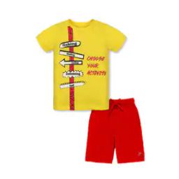 Graphic Print T-Shirt & Shorts Set-image-62