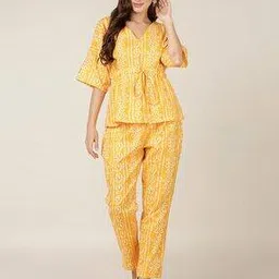 Bandhani Print Top with Pants-image-38