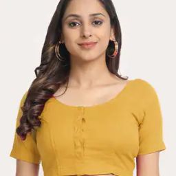 Embroidered Front Open Blouse-50