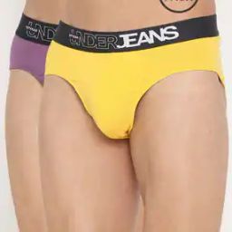 Pack of 2 Briefs with Elasticated Waistband-image-18