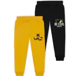Pack of 2 Typographic Print Joggers with Elasticated Waist-picture-9