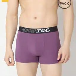 Men Pack of 2 Trunks with Logo Waistband-picture-20