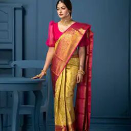 Woven Designer Kanjivaram Banarasi Silk Saree-image-17