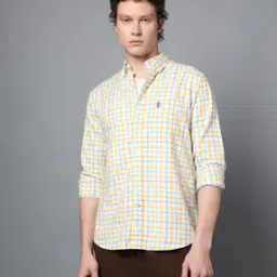 Men Checked Tailored Fit Shirt-image-38