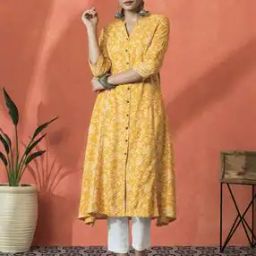  Women Viscose Rayon Embroidery Kurta-image-5
