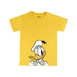 Donald Duck Print Round-Neck T-shirt-image-4