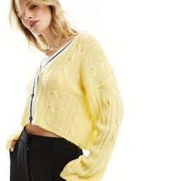 Women Cable-Knit V-Neck Cardigan-picture-39