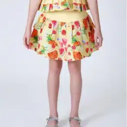 Girls Printed A-Line Skirt-picture-14