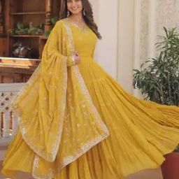 WomanAnarkali Kurta Set-image-70