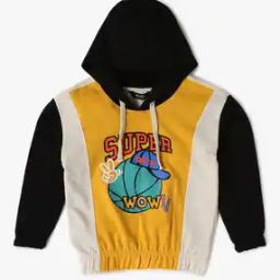 Boys Typographic Print Relaxed Fit Hoodie-image-78