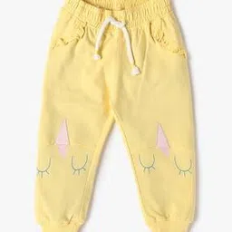 Infants Embroidered Joggers with Insert Pockets-image-1