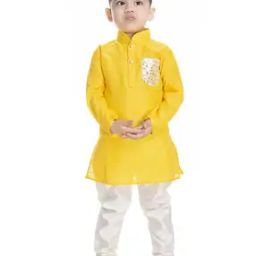 Boys Indian Kurta Pyjama Set-image-97