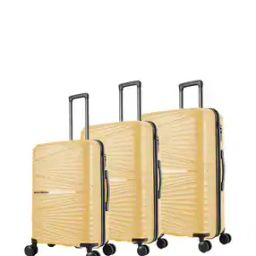 Pack of 3 Trolley Bags with Number Lock-30