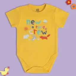 Boys Typographic Print Cotton Bodysuit-picture-9