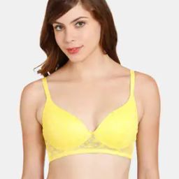 Padded Non-Wired Medium Coverage T-Shirt Bra-image-2
