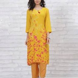 rangriti Women Floral Print Straight Kurta with Palazzos-picture-30