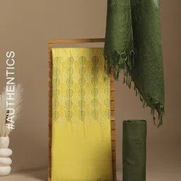 Hand Dyed Embroidery Unstitched Dress Material-image-30