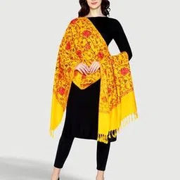 swi stylish Embroidery Stole-picture-1