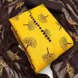 Women Floral Unstitched Dress Material-image-16