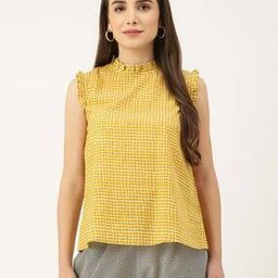 Checked Sleeveless Top-picture-2
