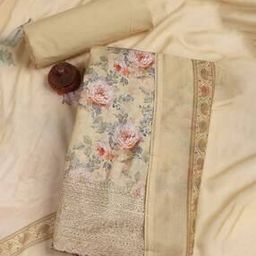 Women Floral Print 3-Piece Dress Material-image-27