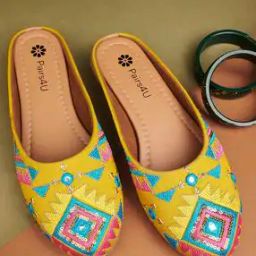 Women Embroidered Round-Toe Mules-image-26