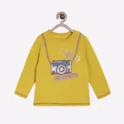 Crew-Neck T-shirt with Graphic Applique-image-94